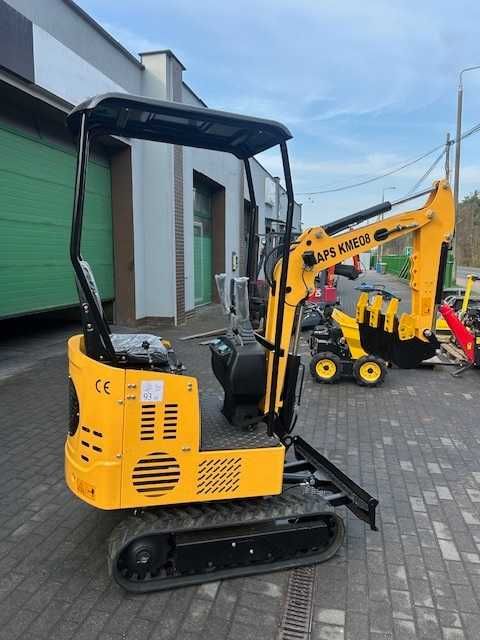 Minikoparka gąsienicowa APS KME08 NOWA 2025, 800 kg łyżka 40 cm