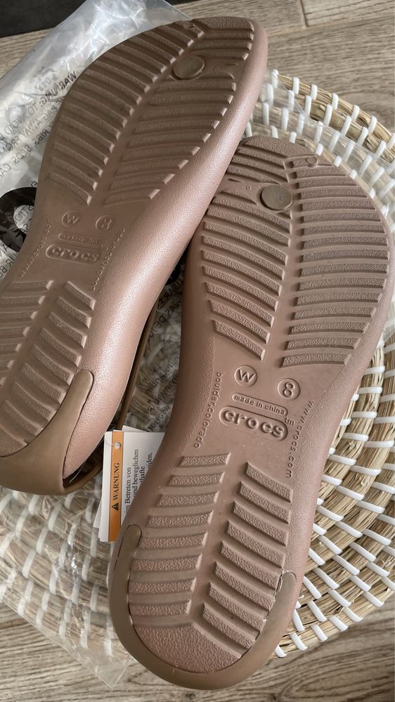 Crocs japonki sexi flip bronze W8 38/39