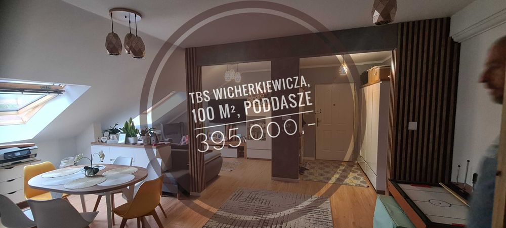 ŁADNE 5 pokoi, garderoba, klimatyczne  mieszkanie TBS, pow. 73/100 m2