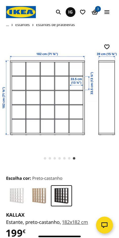 Estante ikea kallax