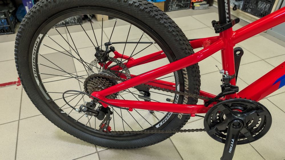Новый горный велосипед Titan Apollo 24" алюминиевая рама