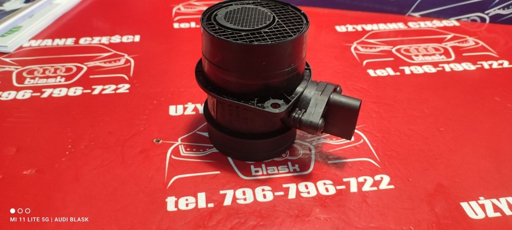 Przepływomierz Masowy Powietrza Bosch Audi A3 8L 1.9 130 Lift
