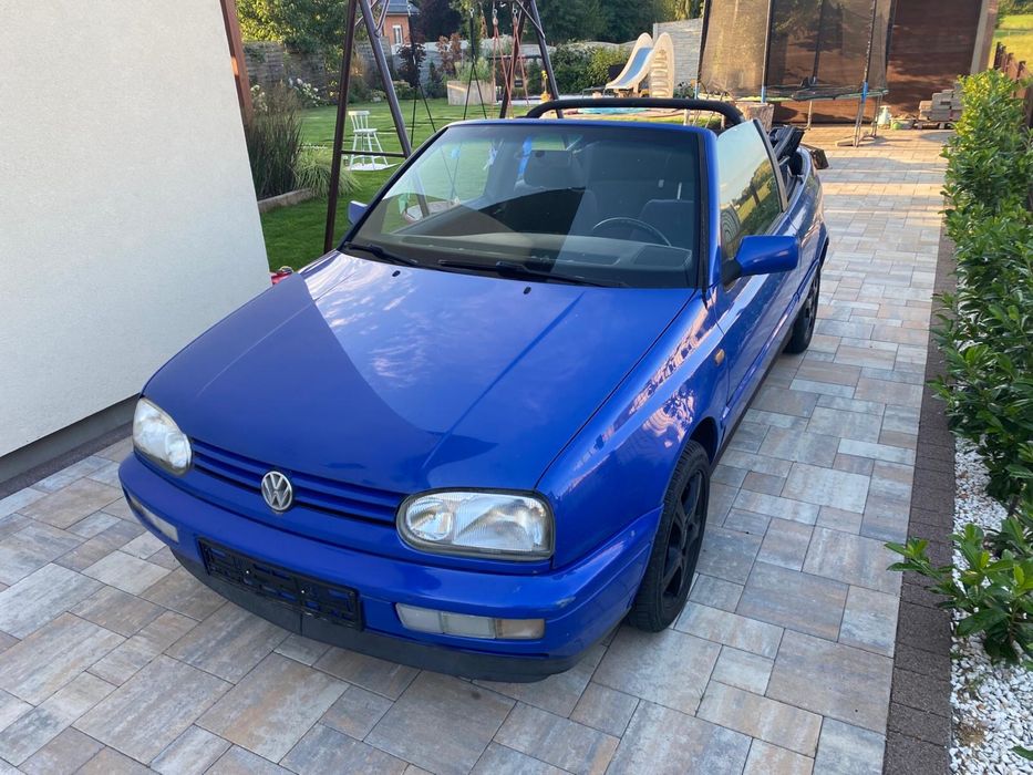 VW Golf III 1.6 benzyna 1997r. Karman Cabrio z Niemiec Alufelgi