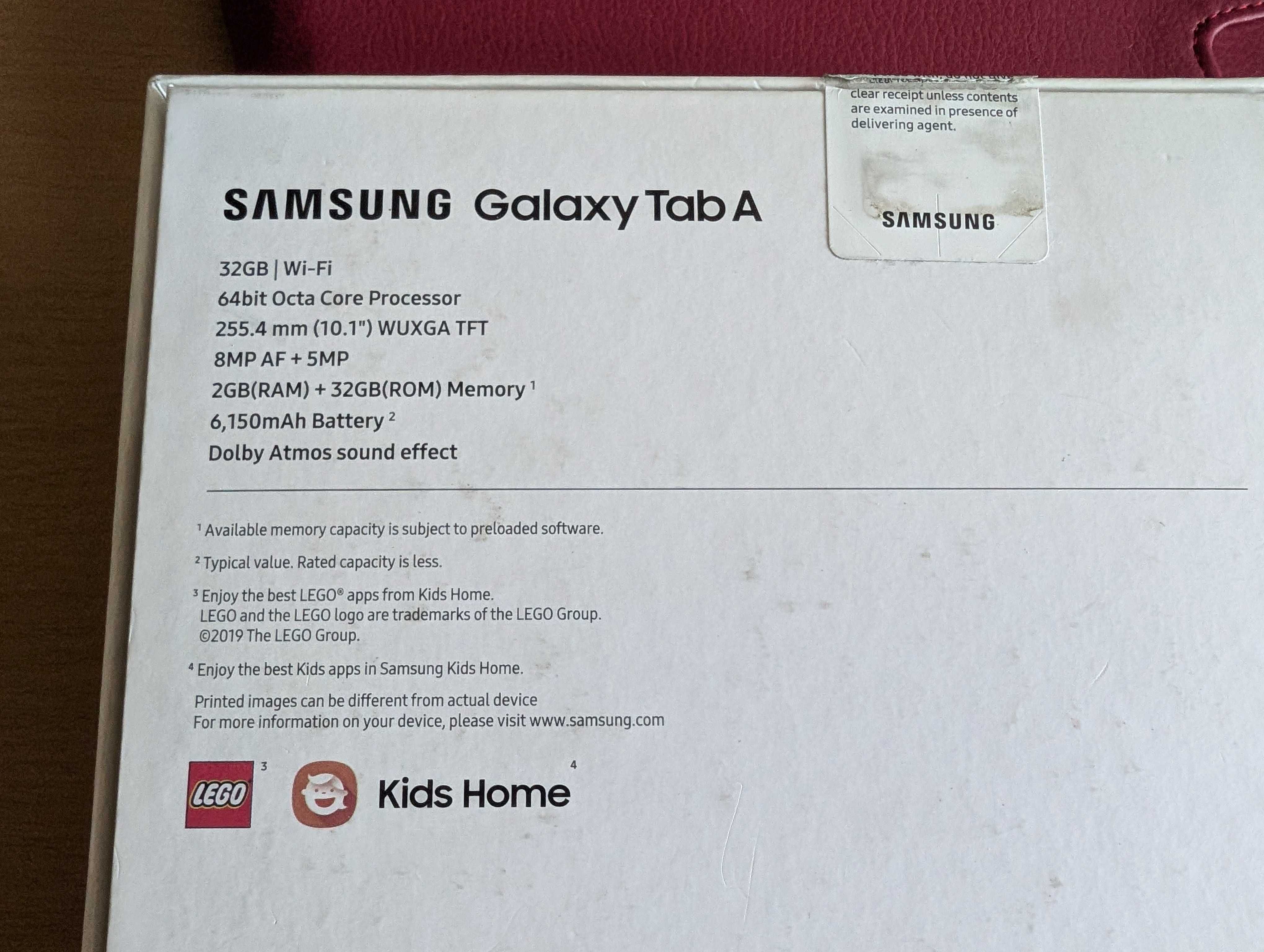 Tablet Samsung Galaxy Tab A 10" – 32GB, Bom Estado