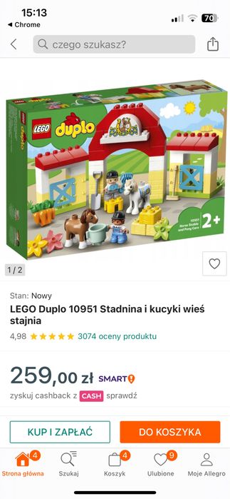 Lego duplo domek farma biwak minnie i daisy