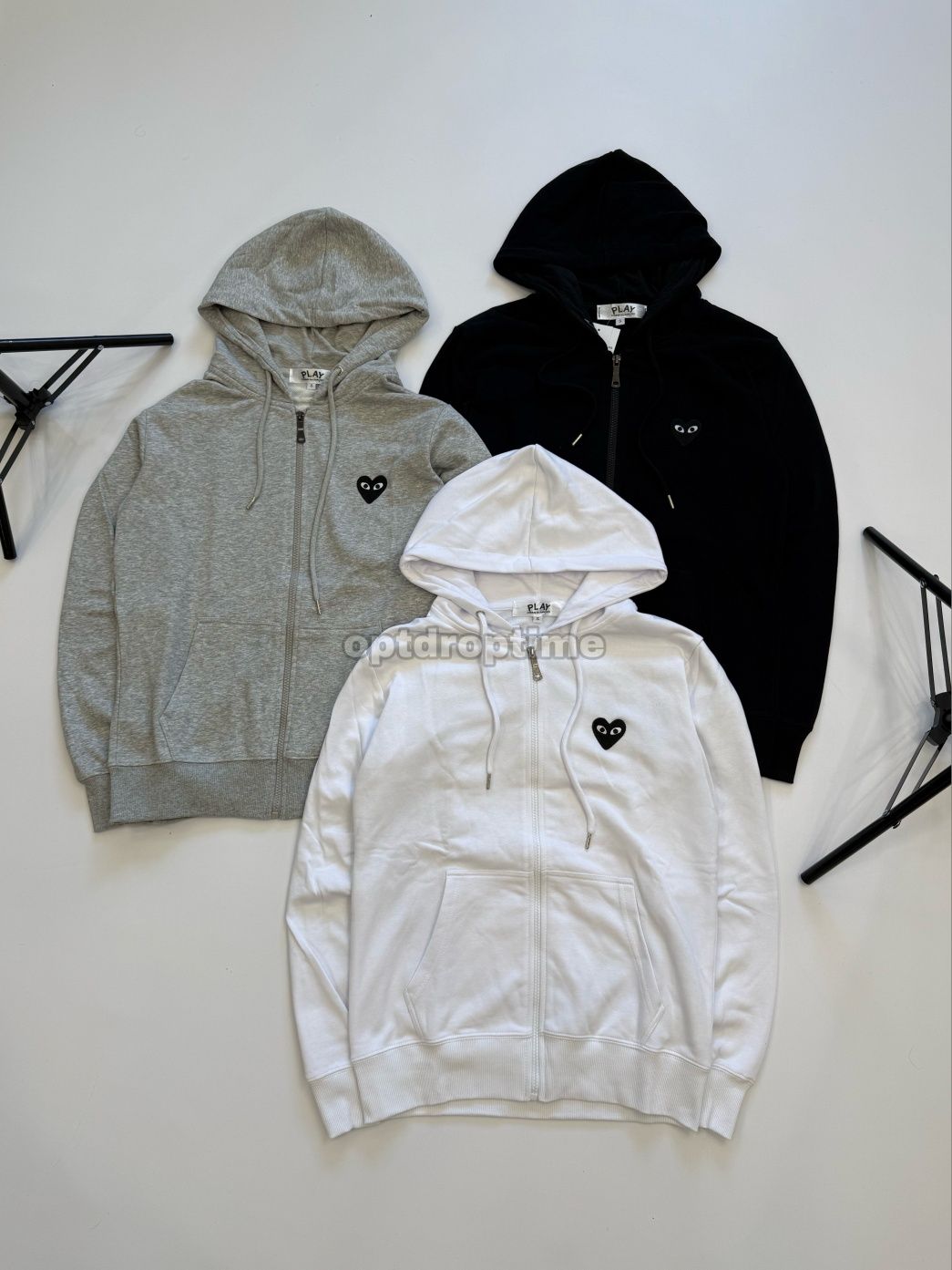 Zip Hoodie CDG Play / comme des garcons плей зіпка