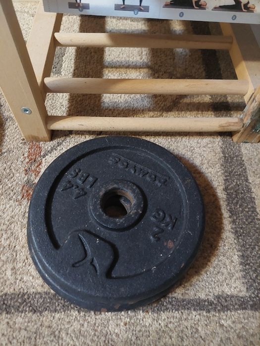 Vendo Pesos Barra Musculação