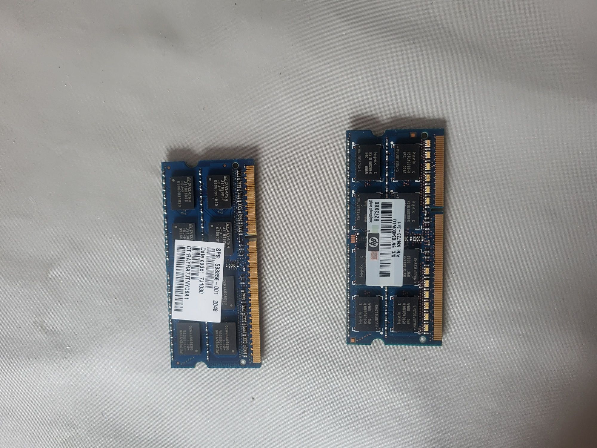 Sprzedam Pamieci Ram 2x2 = 4G do Laptopa HP Elitebook 8540p