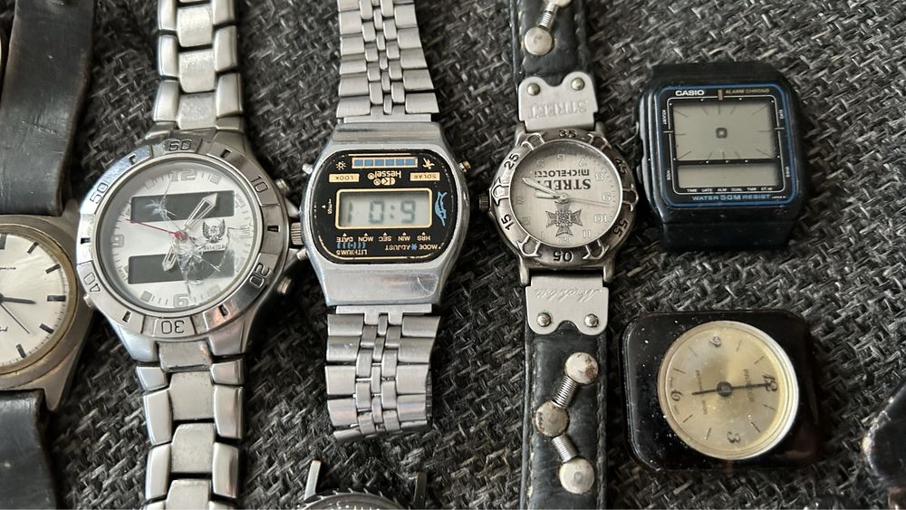 stare zegarki rozne zamienie  prl antyk starocie wykopki casio