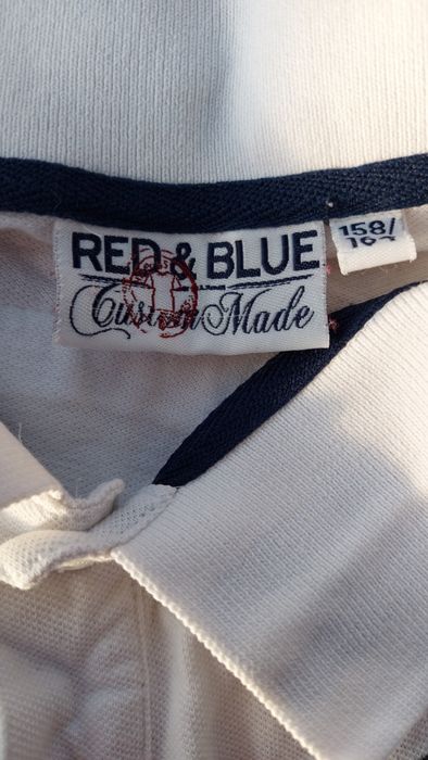 Koszulka polo biała chłopięca wiek 12/14 lat firma Red Blue