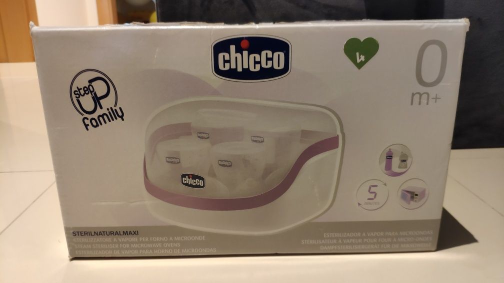 Chicco SterilNatural Maxi - Esterilizador de micro-ondas