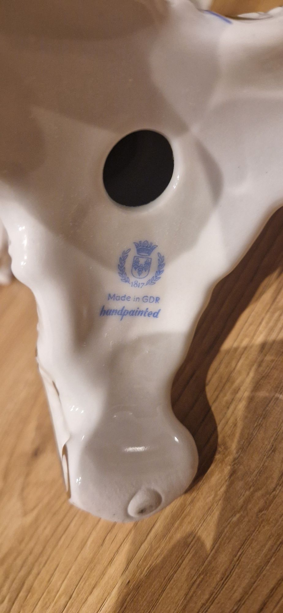 Świecznik z Niemieckiej Porcelany made in GDR