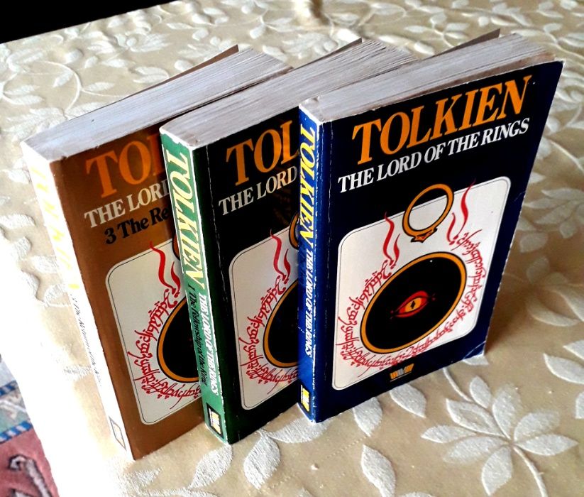 J R R Tolkien - Senhor dos Anéis Vol. I, II e III Paperback 1979 ENG