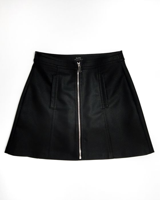 Skórzana spódniczka