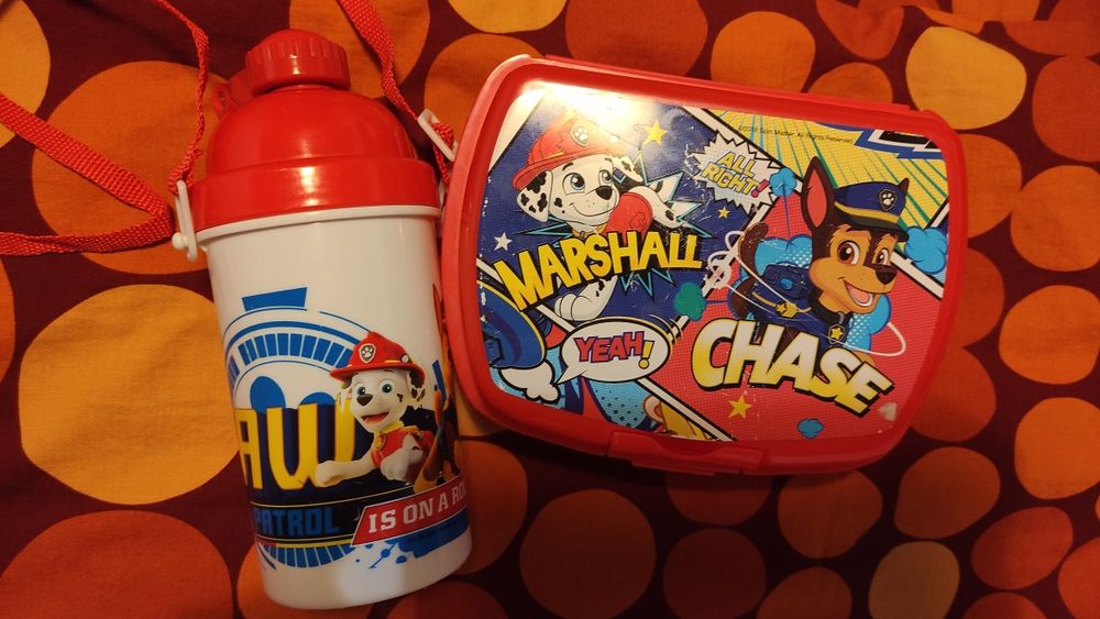 Bidon i śniadaniowka Psi Patrol