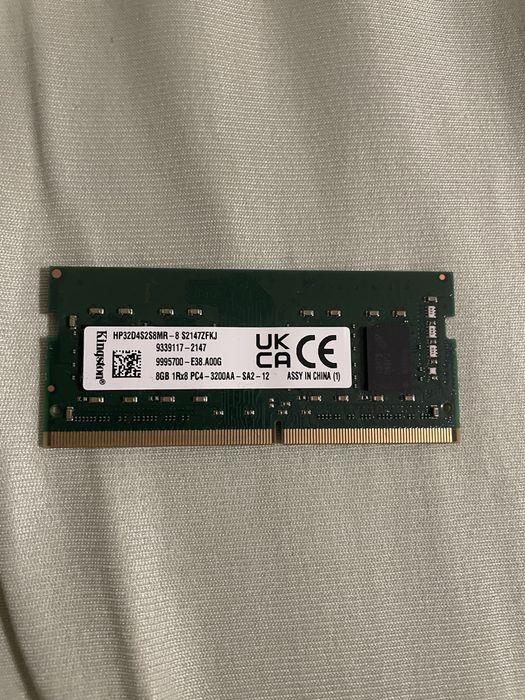 8gb kingston ram ddr4 sodimm 3200mhz-do laptopa/notebooka