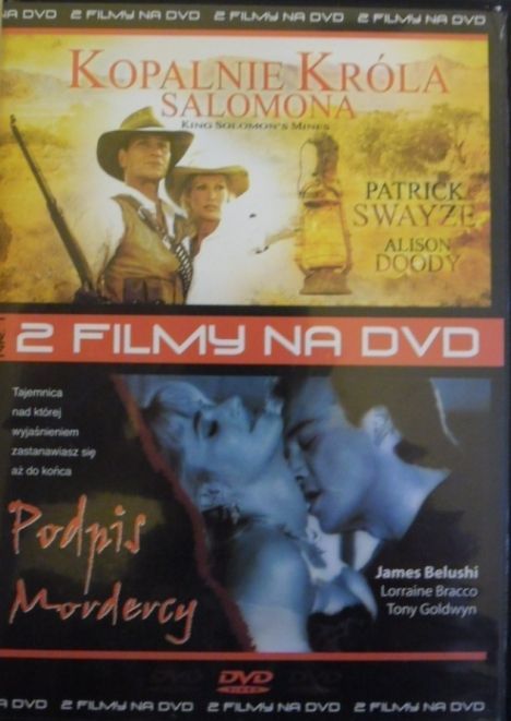 Kopalnie króla Salomona+Podpis mordercy (Patrick Swayze, J.Belushi)DVD