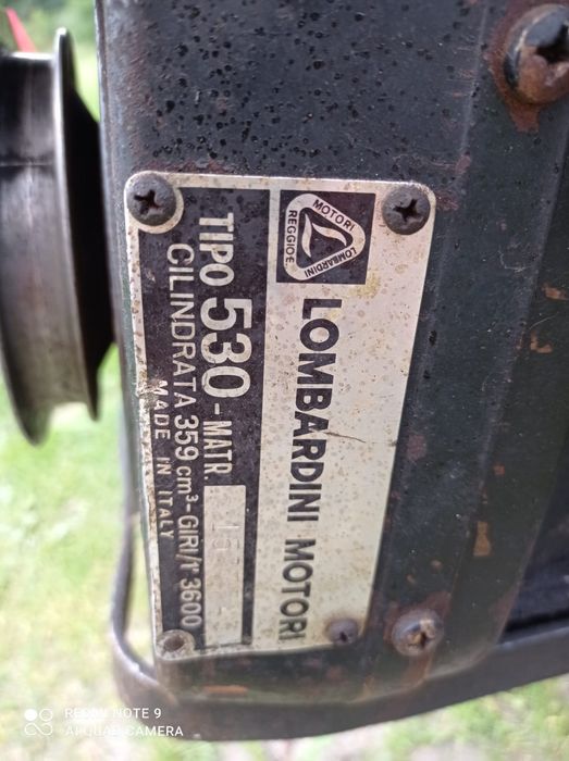 Glebogryzarka spalinowa traktorek jednoosiowy diesel Ferrari dzik