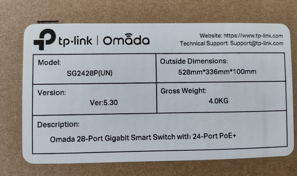 Терміново. Торг.!Керований комутатор TP-Link TL-SG2428P