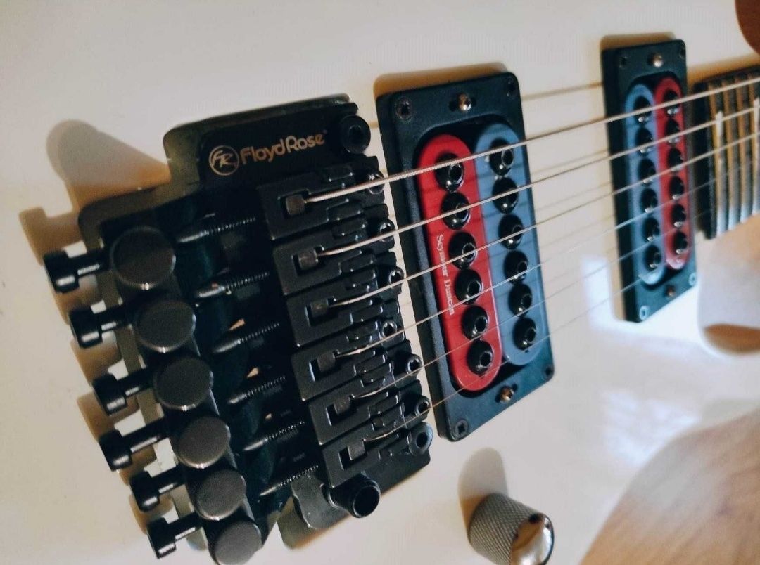 Gitara elektryczna Mayones z Seymour Duncan + Floyd Rose Ibanez Fender