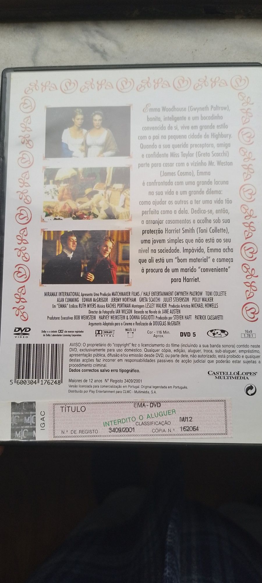 DVD Ema (Emma) 1996