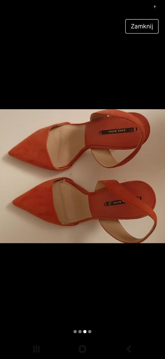 Buty ZARA- z odkrytą pięta