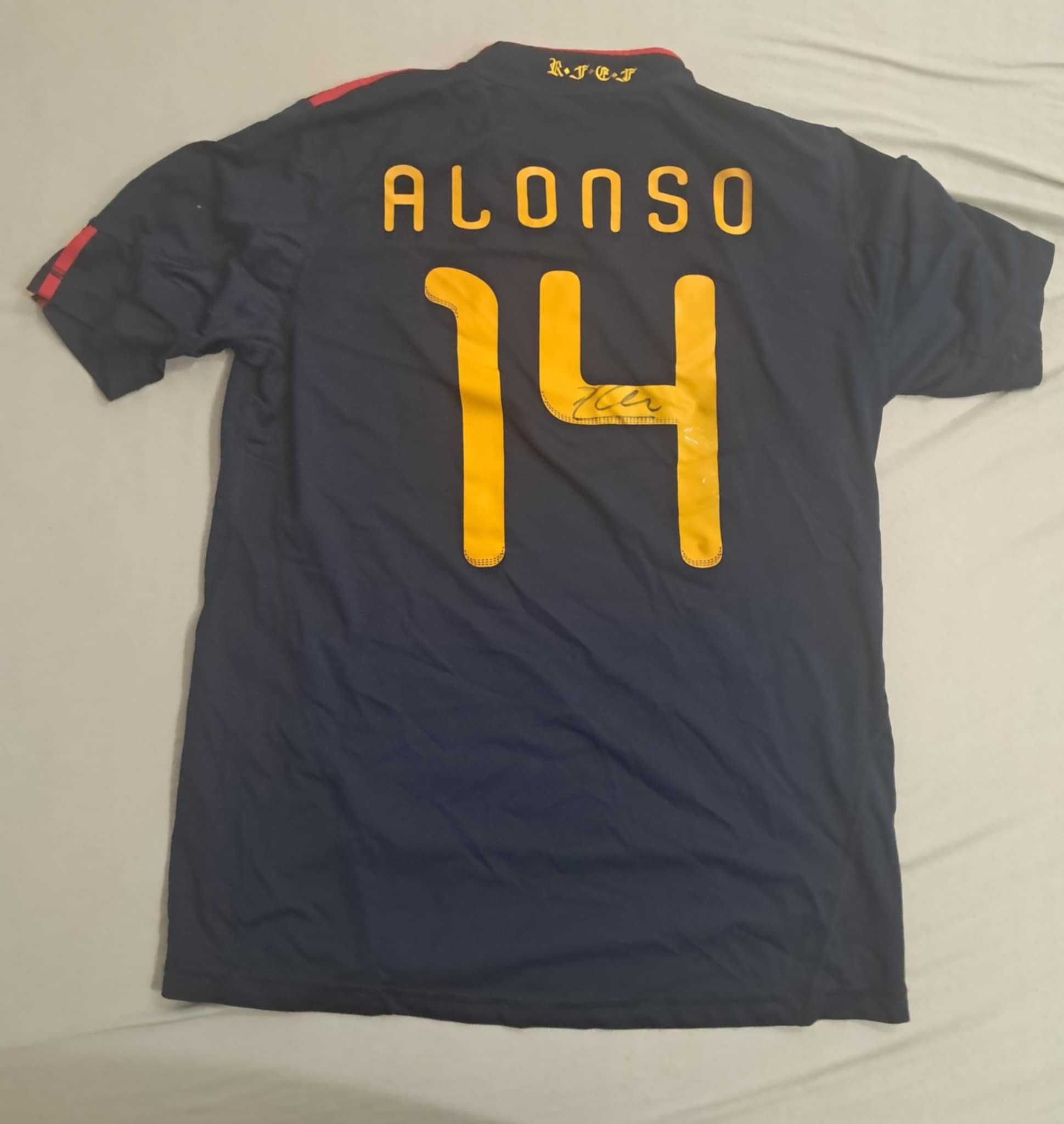 Koszulka Meczowa Hiszpania 2010 Autograf Xabi Alonso Adidas M