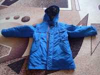 Куртка зима-осень, теплая на мальчика 8-9 лет
