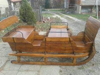 sanie konne  zamienie za pszczoły ule itp