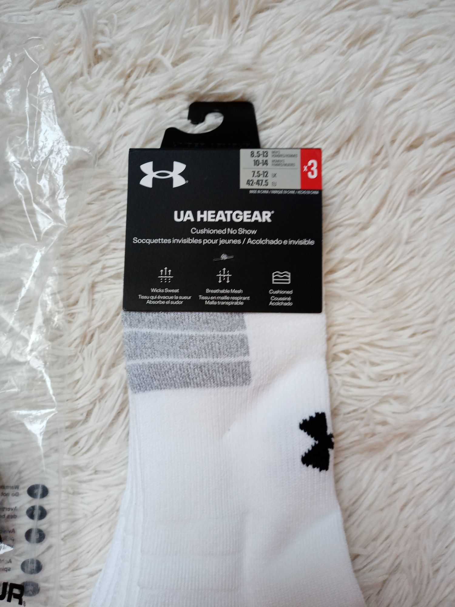 3pak skarpet męskich under armour rozmiar L 43