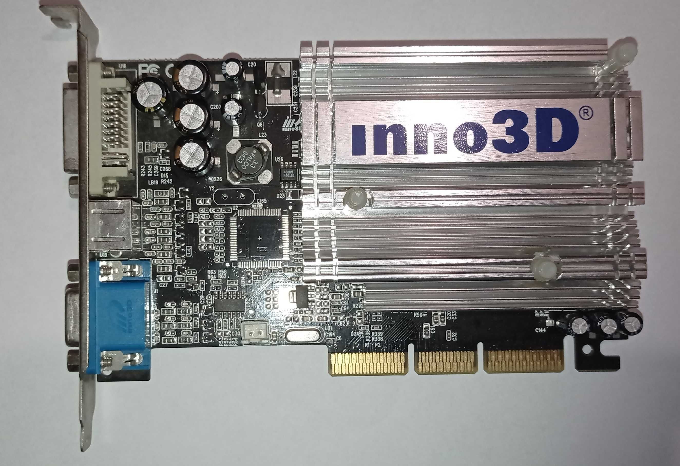 Відеокарта Inno3D FX5200-8X W/128mb CRT DVI TV AGP