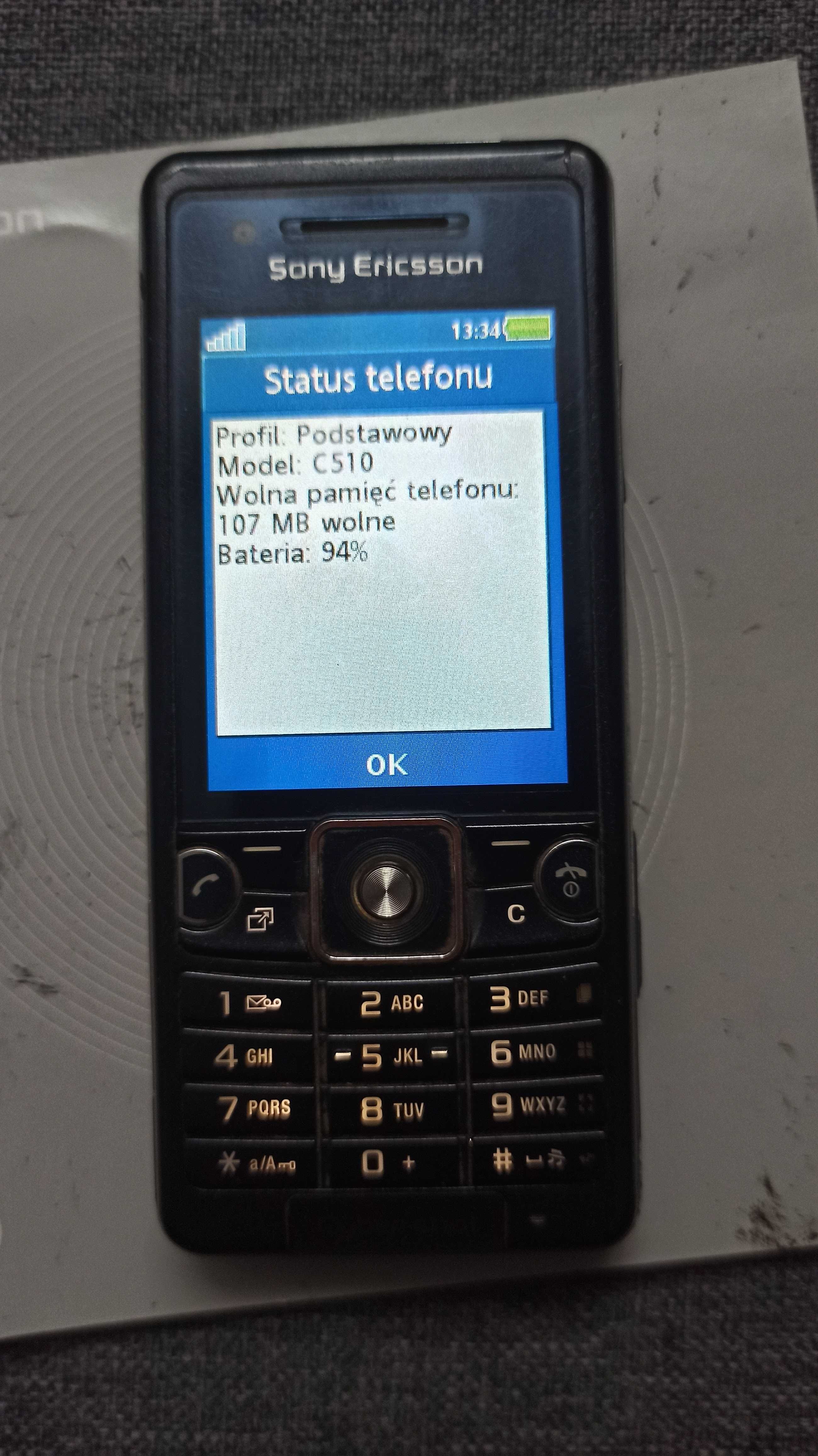 Kolekcjonerski telefon Sony Ericsson C510