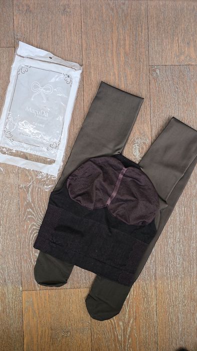 Утеплені колготи з ефектом капронки на флісі з утяжкою