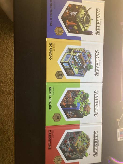 Coleção de livros de minecraft