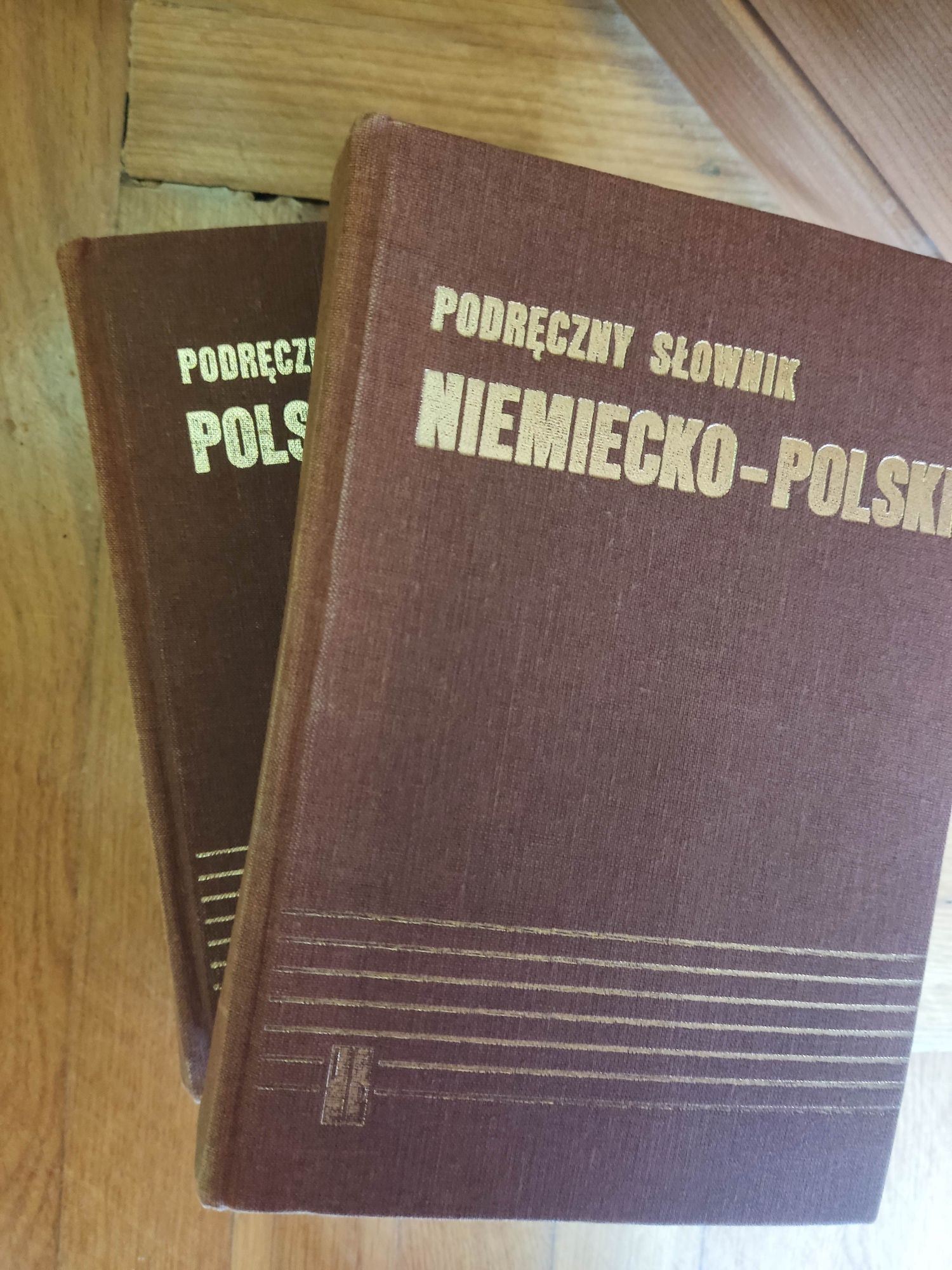 Podręczny słownik niemiecko- polski PW 1990 dwa tomy