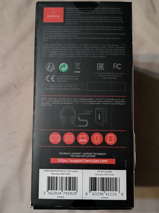 Auscultadores Hércules