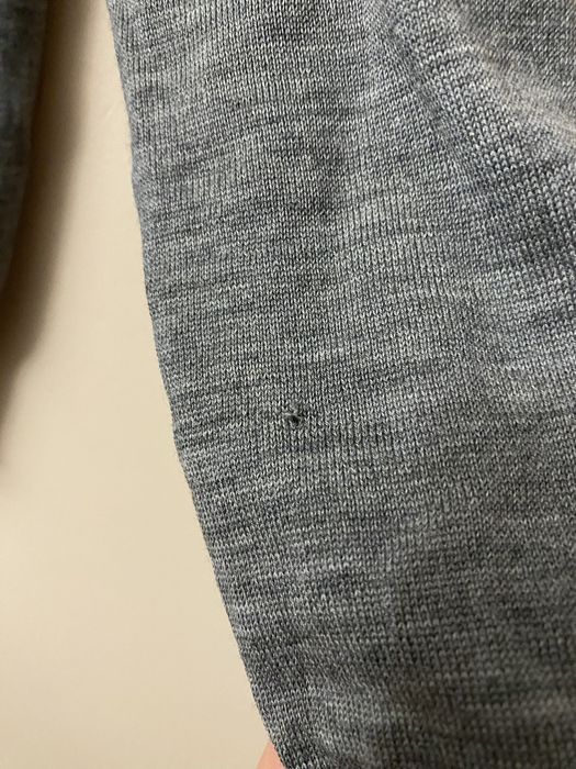 Светр-кардиган з мериносової вовни Suitsupply, сірий
