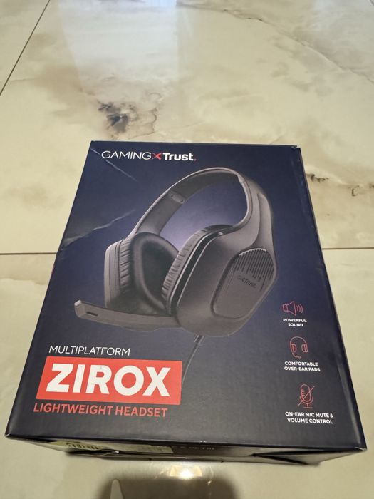 GXT415 Zirox czarny sluchawki gamingowe