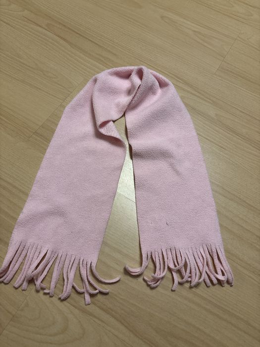 Różowy dziecięcy szalik