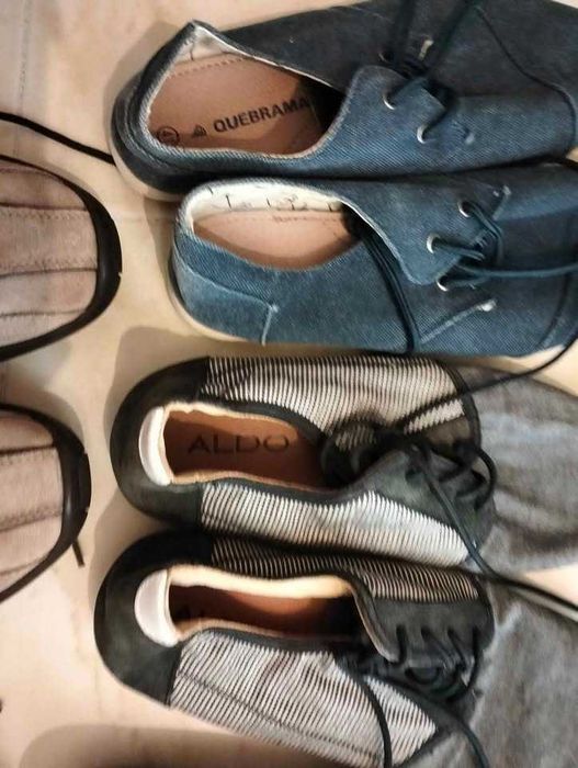 Lote cerca de 15 peças roupa homem e senhora usada