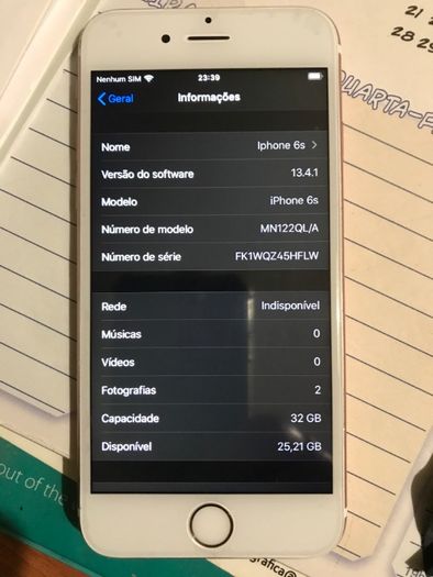 Iphone 6s 32Gb em óptimas condições