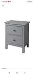 Komoda Hemnes 2 szuflady, 54x66 kolor szary