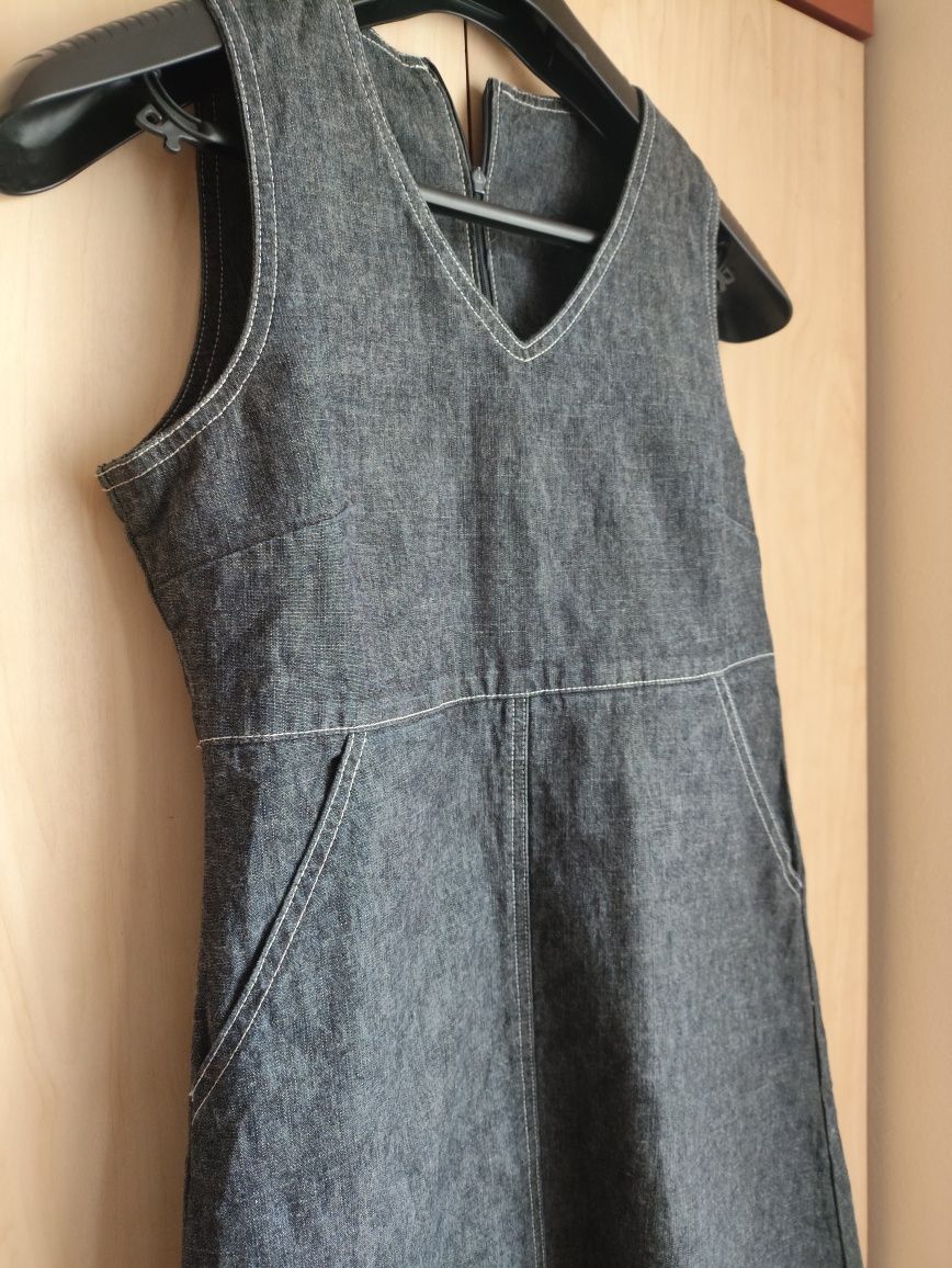 Sukienka ,bawełna, jeans.