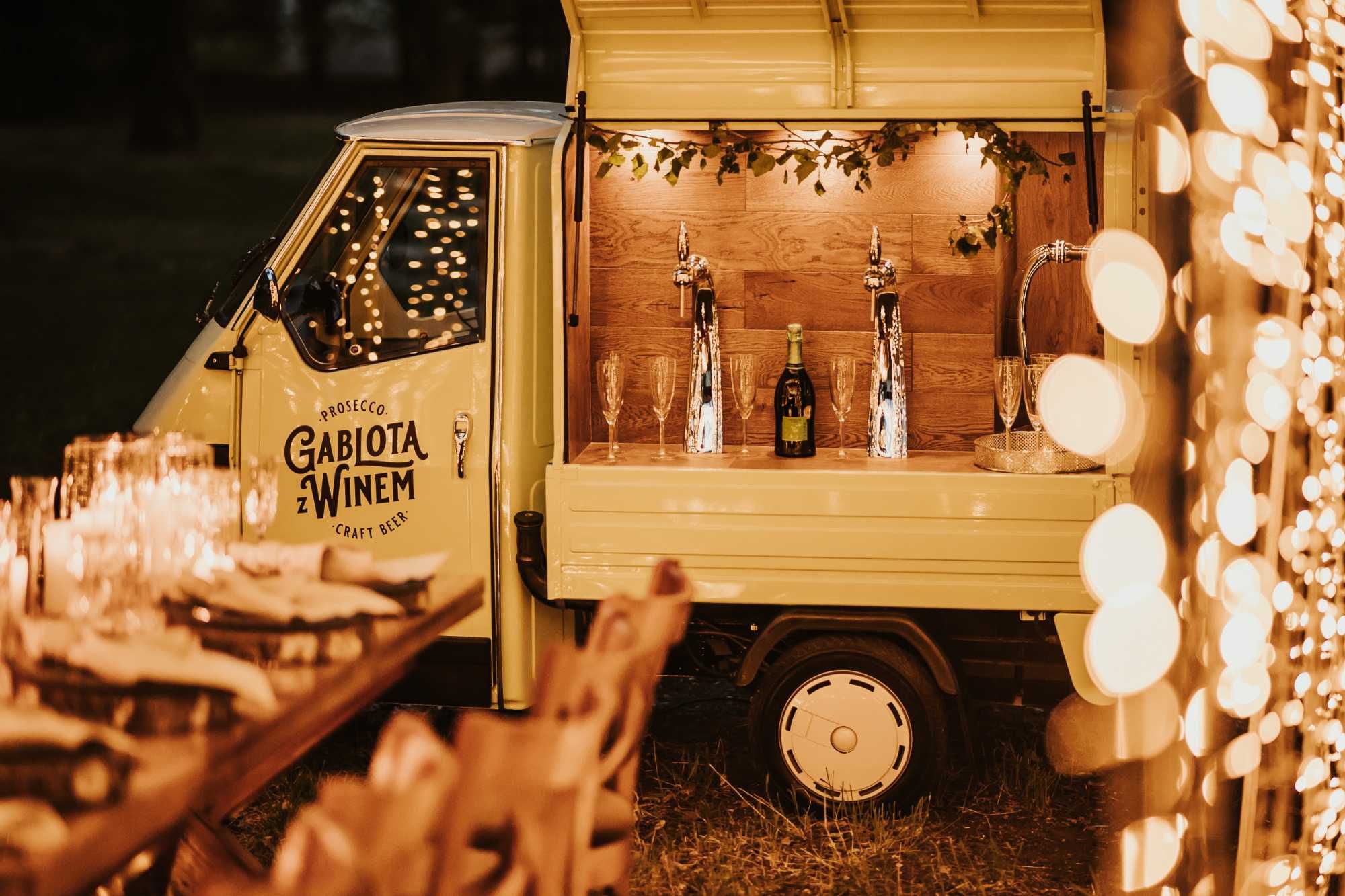 Prosecco Van Mobilny Bar na Wesele Poznań