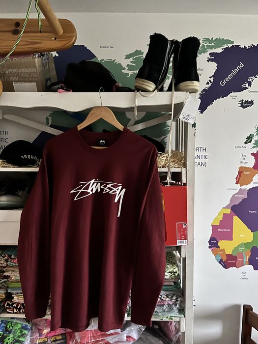 Лонгслив свитер Stussy&Prada свитшот реп rep y2k стуси стусси rick