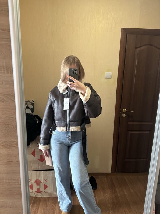 Дубленка Zara размер L