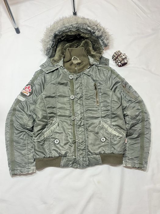 Куртка бомбер n2b avantgarde archive opium distressed fade racer alpha