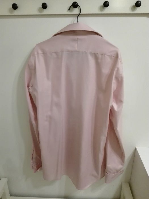 Koszula slim fit TM Lewin na spinki koł. 39cm