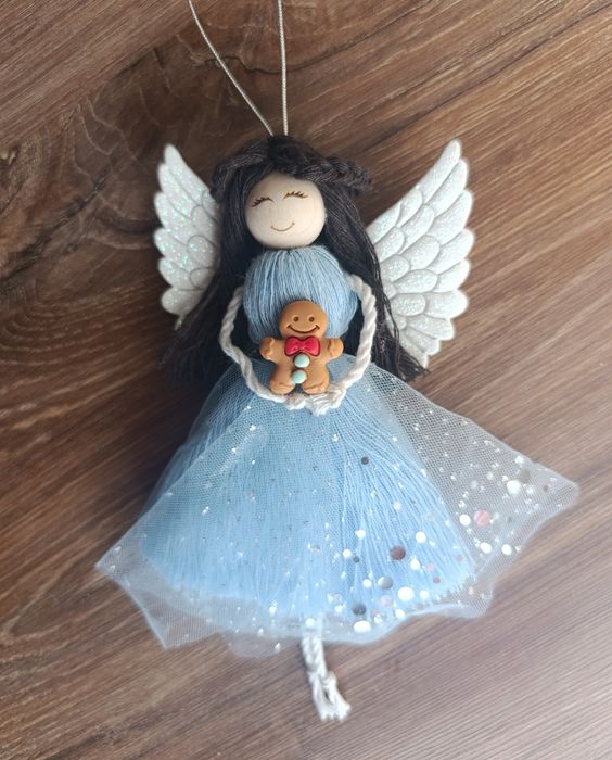 Aniołki na choinkę dla dzieci prezent święta Bożego Narodzenia Mikołaj