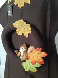 Drzewo Pani  strój Jesień dziupla wiewiórka balik jesienny 116-140